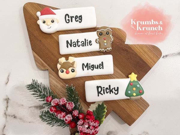 Personalized Christmas Cookies
