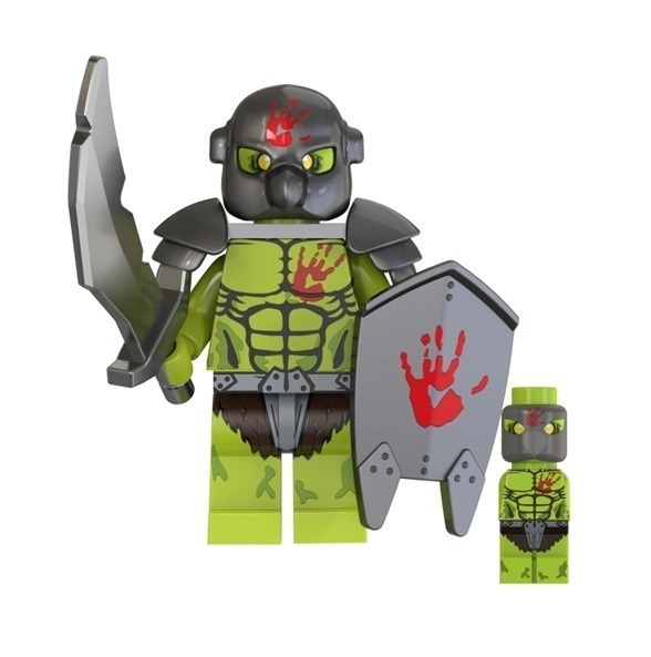 Uruk-hai Orc - Bloody Hand Shield
