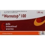WORMSTOP 100MG TABLETS - 6