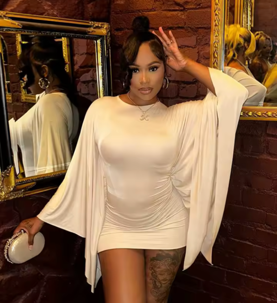 The Aura Drape Dress