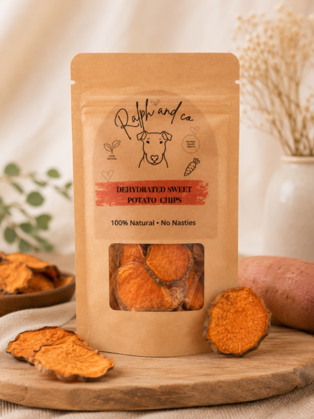 Dehydrated Sweet Potato Slices – 150g 100% Natural Single Ingredient Dog Treat