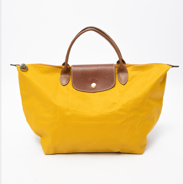 LONGCHAMP Nylone Le Pilage Tote Medium Yellow