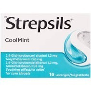 STREPSILS LOZENGES 16 - COOLMINT