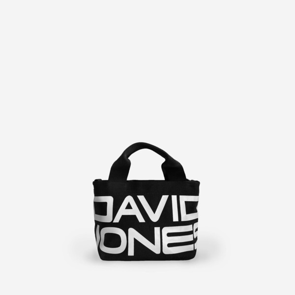 David Jones Small Canvas Shopper - Black