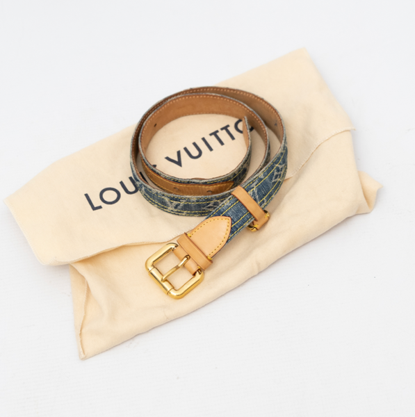 LOUIS VUITTON  Pre-Owned Monogram Denim Belt