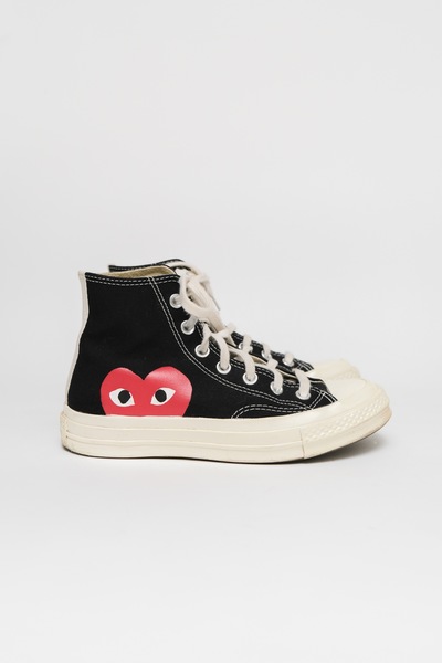 Comme Des Garçons Play x Converse High Sneakers Black