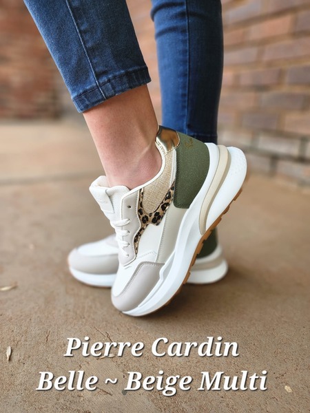 Pierre Cardin ~ Belle ~ Beige Multi (Sizes 4, 5, 6, 7, 8)
