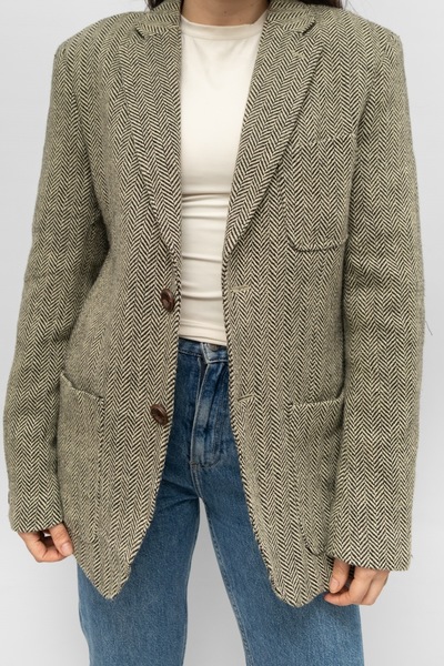 Scotch&Soda Herringbone Pure Wool Blazer