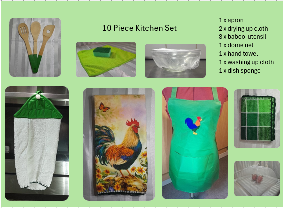 Kitchen Utensil Set: Sage Meadow