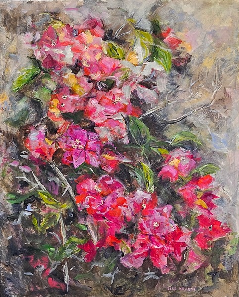 294. Bougainvillea flowers (90 x 70cm)