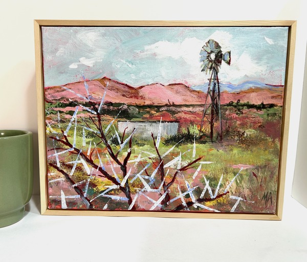 Wag-’n-Bietjie | Original Acrylic Karoo Landscape Painting