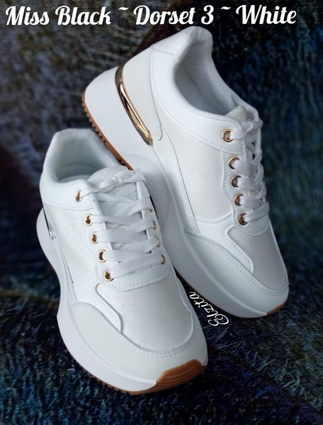 Miss Black - Dorset 3 - White (Size 4, 5)