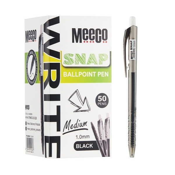 MeeCo Snap Ballpoint Pen, Medium 1,0mm