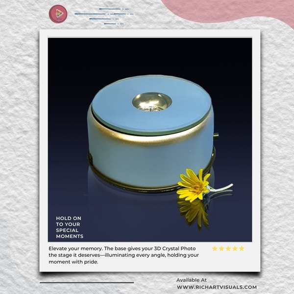 3D Crystal photo Base