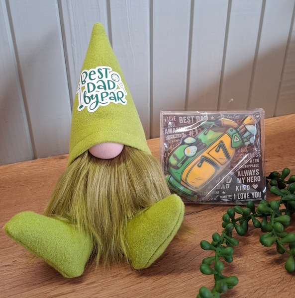 Mini Father's Day Gnome - Golf
