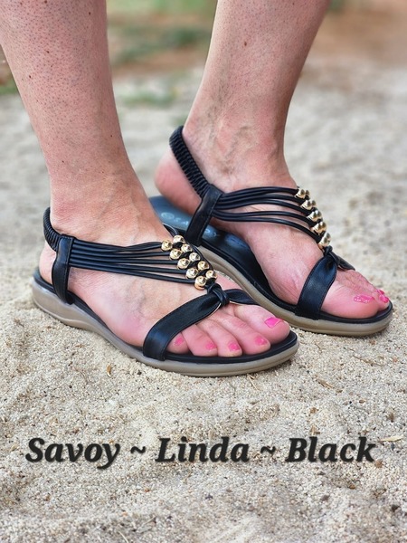 Savoy - Linda - Black (Size 4, 5, 6, 7)