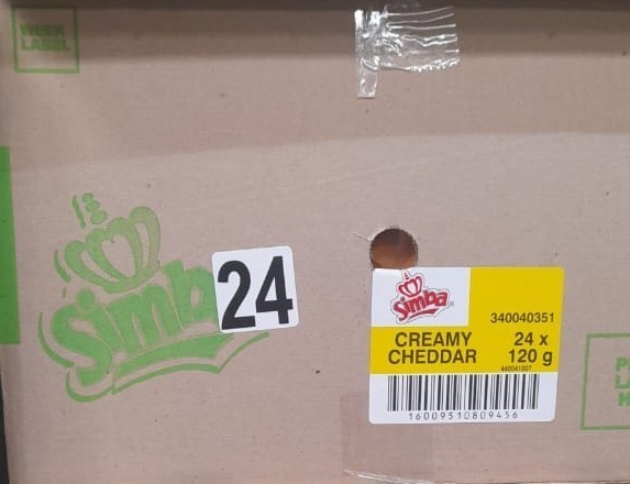 Simba Creamy Cheddar Bulk Pack (24x120g)