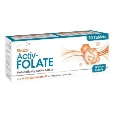 STELLAR ACTIVE-FOLATE 500MCG TABLETS - 30