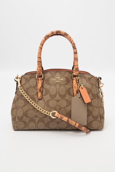 COACH Pre-Owned Mini Sage Carryall Snake Shoulder Bag