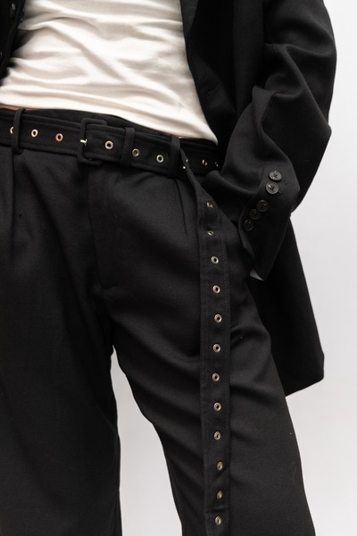  ROKH x H&M Wool Belted Trousers
