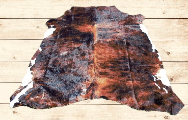 Rustic Nguni Hide AAS01 – Black, White & Weathered Brown Charm