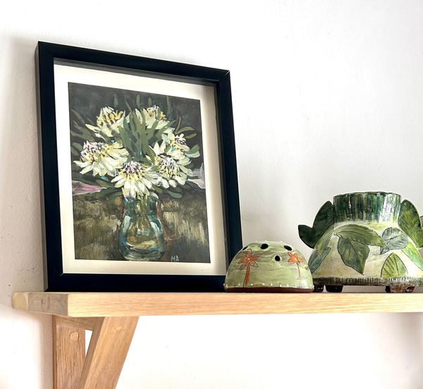 Thistle Protea Posy — A Small, Moveable Original