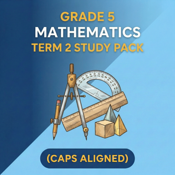 Grade 5 Mathematics Term 2 Study Pack (CAPS Aligned)