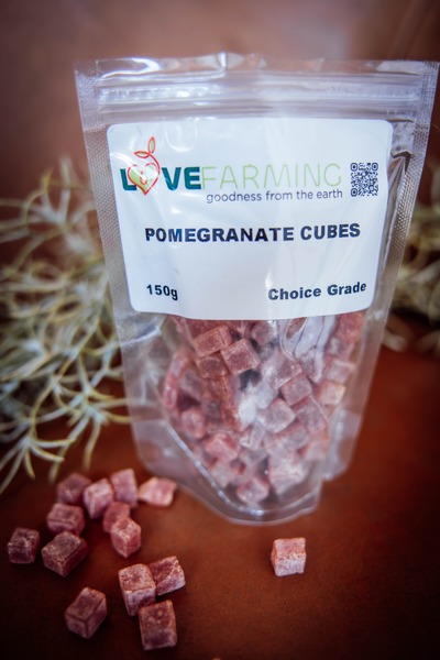 Pomegranate Cubes 150g