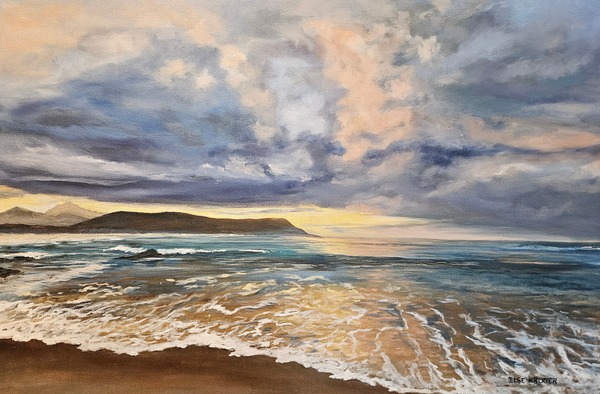 268. Lacy sea ( 60 x 90cm)