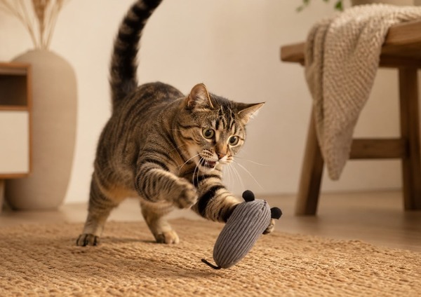 Feline Flair catnip kicker toy - mouse