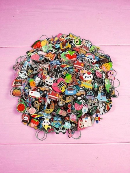 Cute Rubber Key Chain - Random