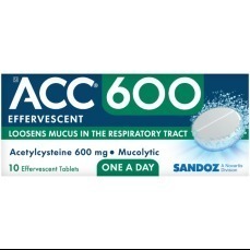 ACC 600 EFFERVESCENT TABLETS 10