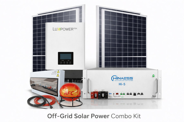 5kW Luxpower Hybrid Solar System with 5.12kWh HinaESS Lithium Battery & 6 Solar Panels – Installation Included