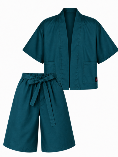 Emerald City Kimono + hakama pants set