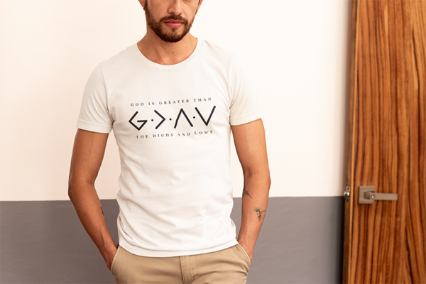 Men's Tee - God is greater