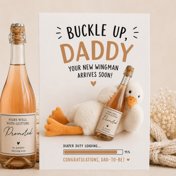 From Bro to Dad  - announcement gift