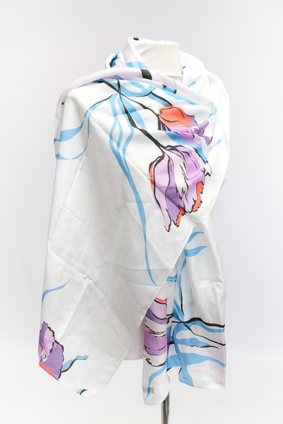 Tiger of Sweden Silk Printed Scarf