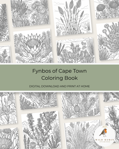 Fynbos Coloring Book (digital download)