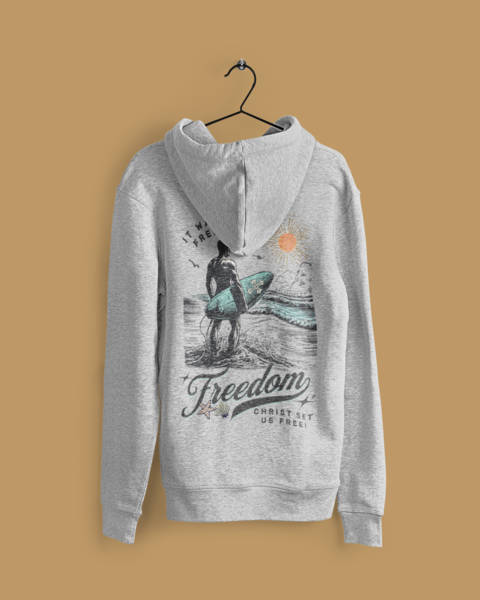 Adult Winter Hoodie - Surf & Shell