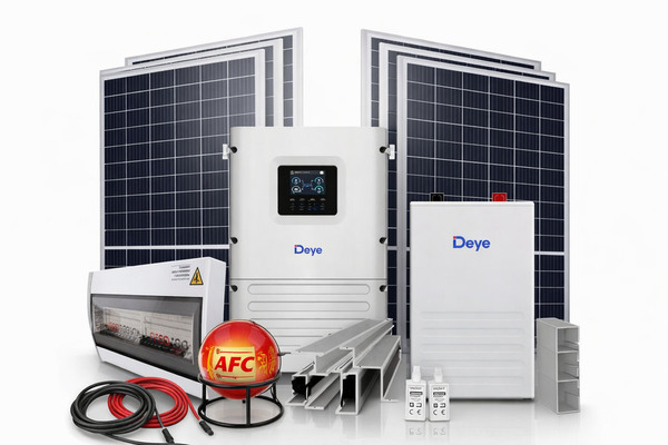 6kW Deye Off-Grid Solar System with 5.12kWh Lithium Battery & 6 Solar Panels – Installation Included