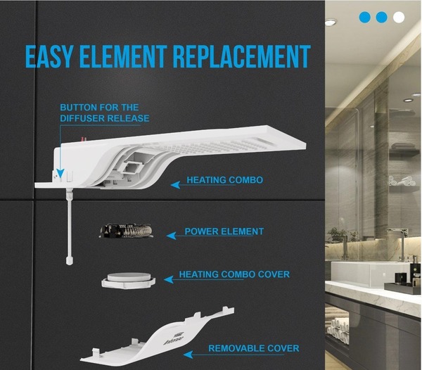 Intense Electronica Instant Hot Water Shower