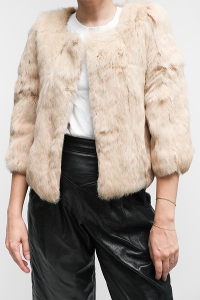 Fur Jacket Cream