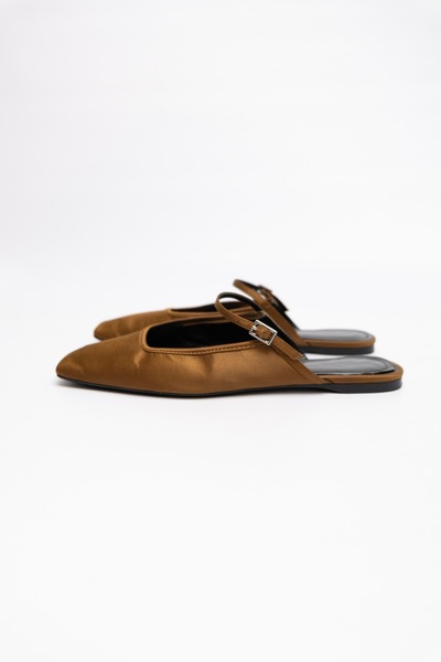 ZARA Satin Mules