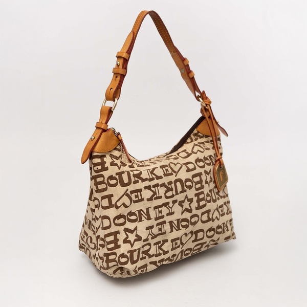Dooney & Bourke Canvas Leather Shoulder Bag