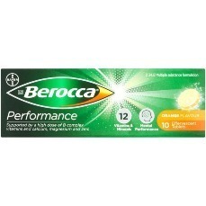 BEROCCA  PERFOMANCE  ORANGE EFT TABLETS - 10
