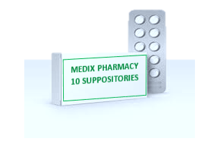 EMPAPED 125MG SUPPUSITORIES - 10