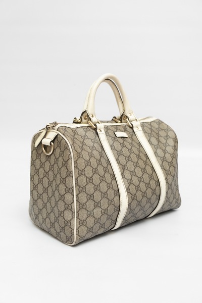 Vintage Gucci Boston Joy Bag Medium Cream