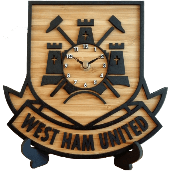 West Ham United Desk Clock