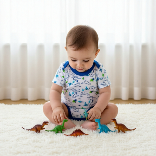 Outline Dinosaur Onesie