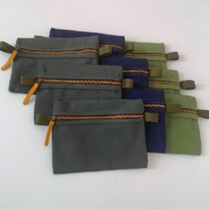 Ladies Zippered Make-up Pouch - Canvas